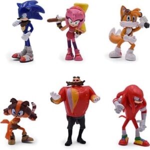 NIB Sonic The Hedgehog Mini Toy Figurine Set